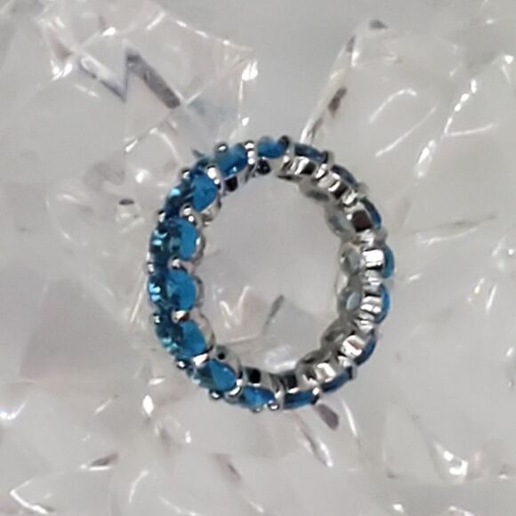 Blue Eternity Ring  - Picture 9 of 12